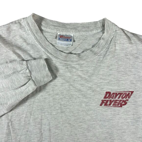 Vintage University Of Dayton Flyers Long Sleeve Graphic Shirt Men’s Large Y2K - Picture 3 of 16